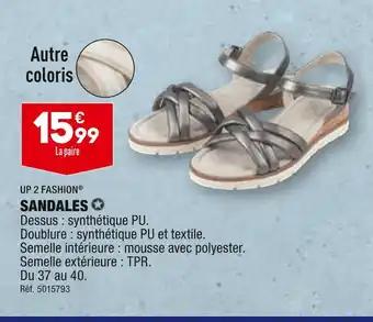 UP 2 FASHION SANDALES