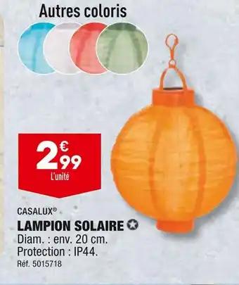 CASALUX LAMPION SOLAIRE