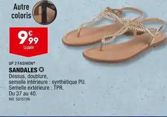 UP 2 FASHION SANDALES