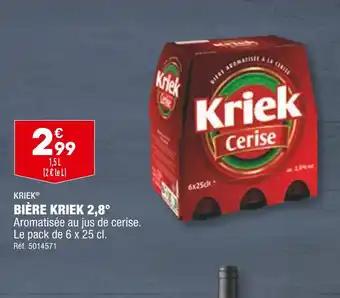 KRIEK BIÈRE 2,8°