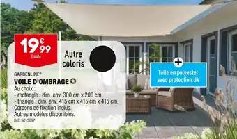 GARDENLINE VOILE D’OMBRAGE