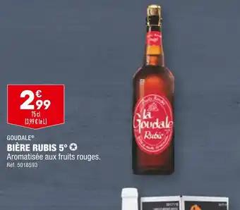 GOUDALE BIÈRE RUBIS 5°