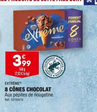 EXTRÊME 8 CÔNES CHOCOLAT