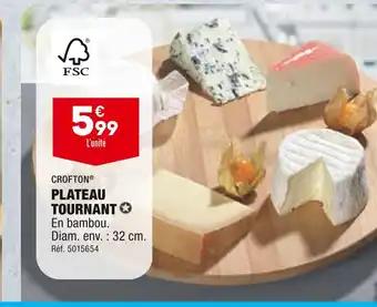 CROFTON PLATEAU TOURNANT