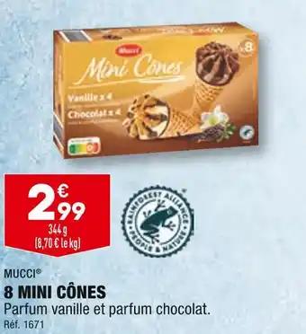 MUCCI 8 MINI CÔNES