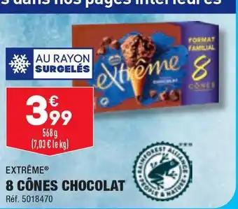 EXTRÊME 8 CÔNE CHOCOLAT
