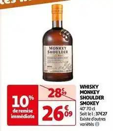 Monkey shoulder - whisky smokey