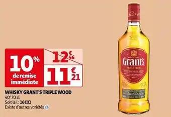 Grant's - whisky triple wood