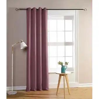 Rideau Occultant 140 X 260 Cm - 1 Panneau Occultant - Rose Poudre