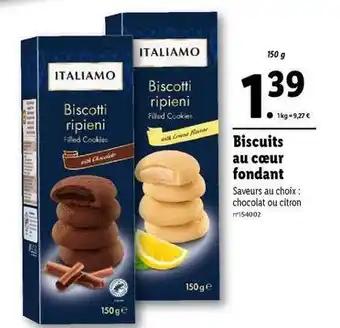 Italiamo - biscuits au cœur fondant