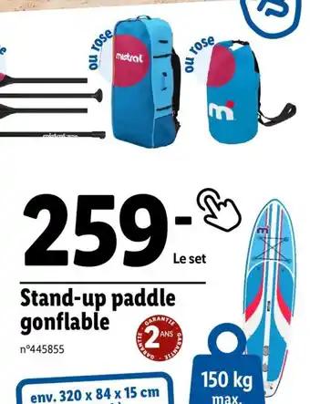 Stand-up paddle gonflable