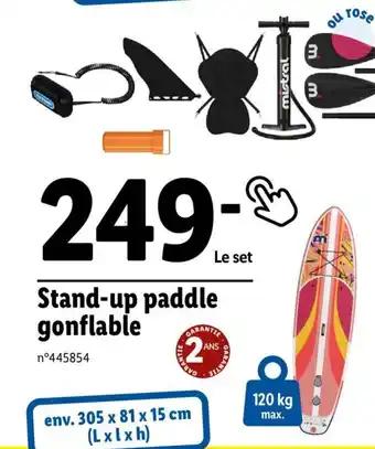 Stand-up paddle gonflable