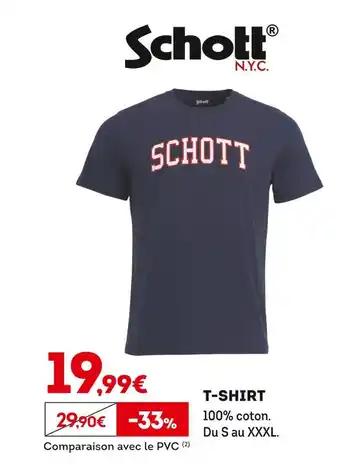 SCHOTT NYC T-SHIRT