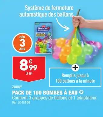 PACK DE 100 BOMBES À EAU ✪