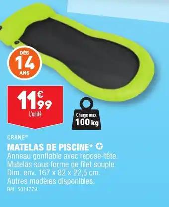 MATELAS DE PISCINE