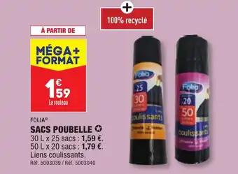 FOLIA® SACS POUBELLE