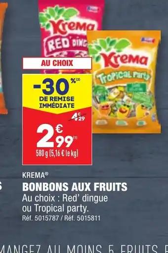 BONBONS AUX FRUITS