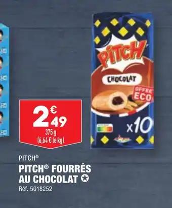 PITCHⓇ FOURRÉS AU CHOCOLAT