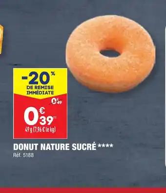 DONUT NATURE SUCRÉ