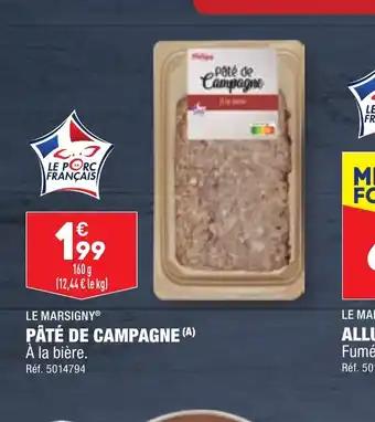 PÂTÉ DE CAMPAGNE (A)