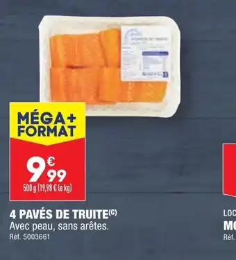 PAVÉS DE TRUITE