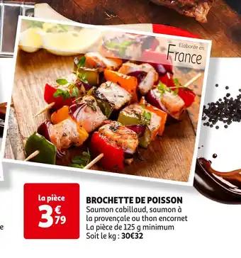 BROCHETTE DE POISSON