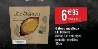 Gâteau moelleux LE TOINOU