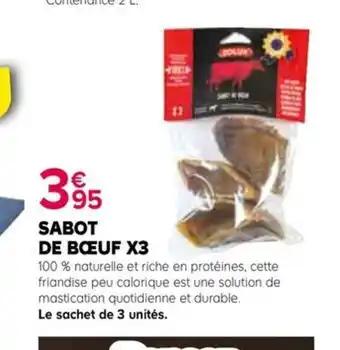 SABOT DE BŒUF X3
