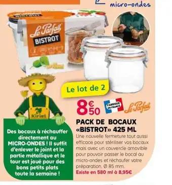 PACK DE BOCAUX BISTROT