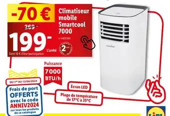 Comfee Climatiseur mobile Smartcool 7000