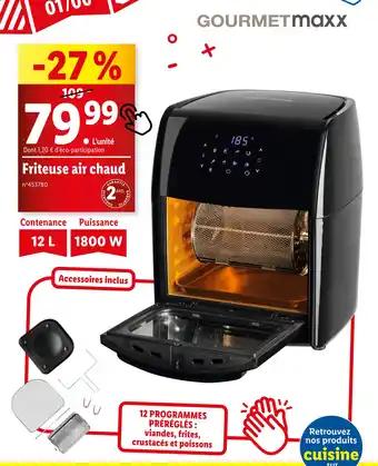 GOURMET MAXX Friteuse air chaud