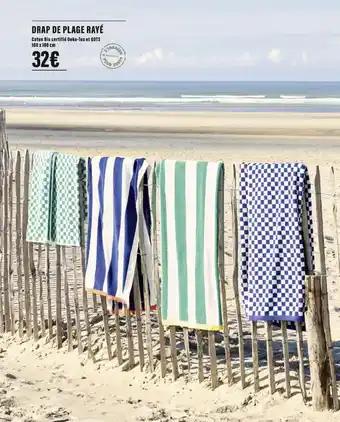 DRAP DE PLAGE RAYÉ