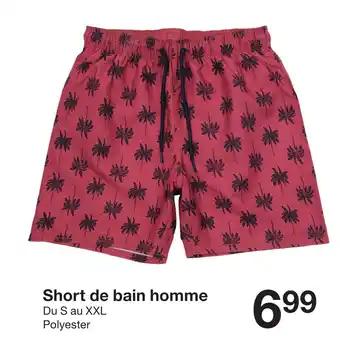 Short de bain homme