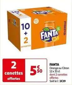 Fanta - orange ou citron