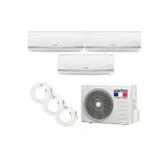 Climatiseur reversible tri-split AIRTON - A Poser Soi-meme - 2500W - 3500W - ReadyClim 3x6M