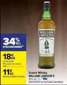 William lawson's - scotch whisky