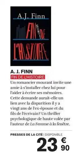 A. j. finn : fin de l'histoire