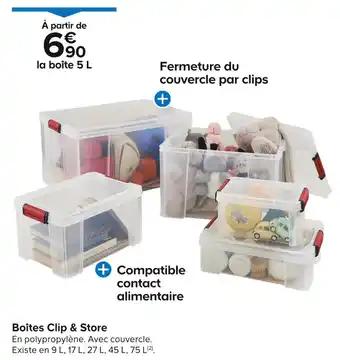 Boîtes Clip & Store