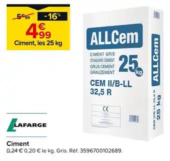 LAFARGE Ciment