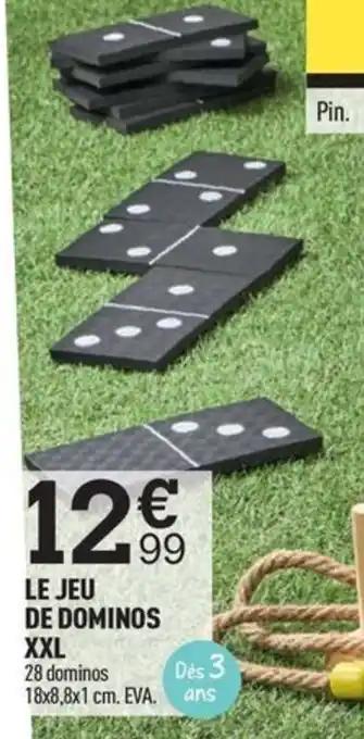 LE JEU DE DOMINOS XXL