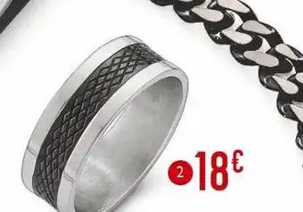 Bague acier, taille 62