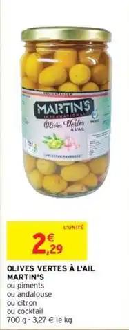 Martin's - olives vertes à l'ail