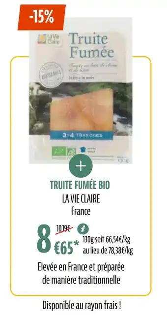 TRUITE FUMÉE BIO