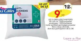 LES 2 OREILLERS SANITIZED 60 x 60 cm