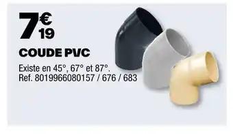 COUDE PVC