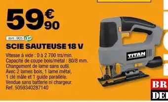 SCIE SAUTEUSE 18 V