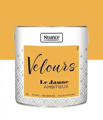 Peinture Velours - Jaune ambitieux - Multi-support - 2L