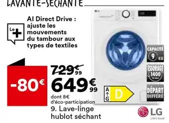 Lave-linge hublot séchant