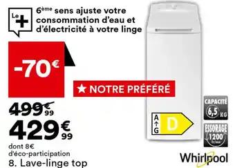 Lave-linge top