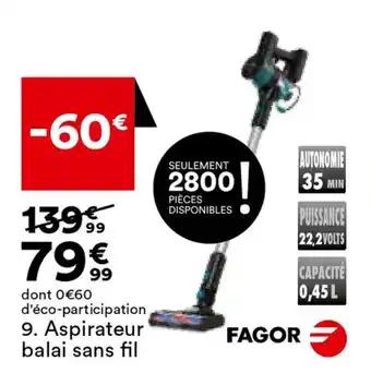 Aspirateur balai sans fil